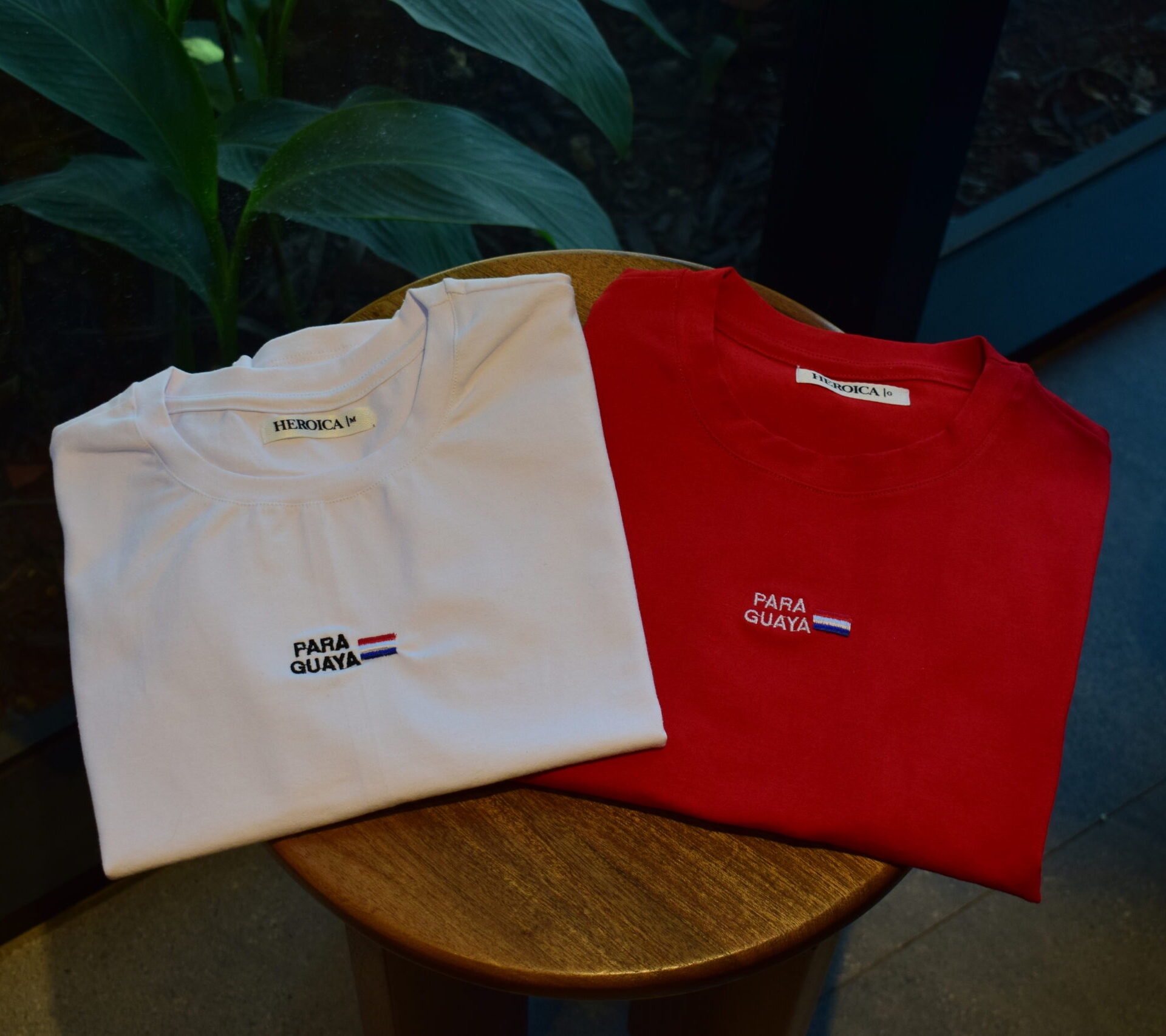 Remera Bordada “PARAGUAYA 🇵🇾”